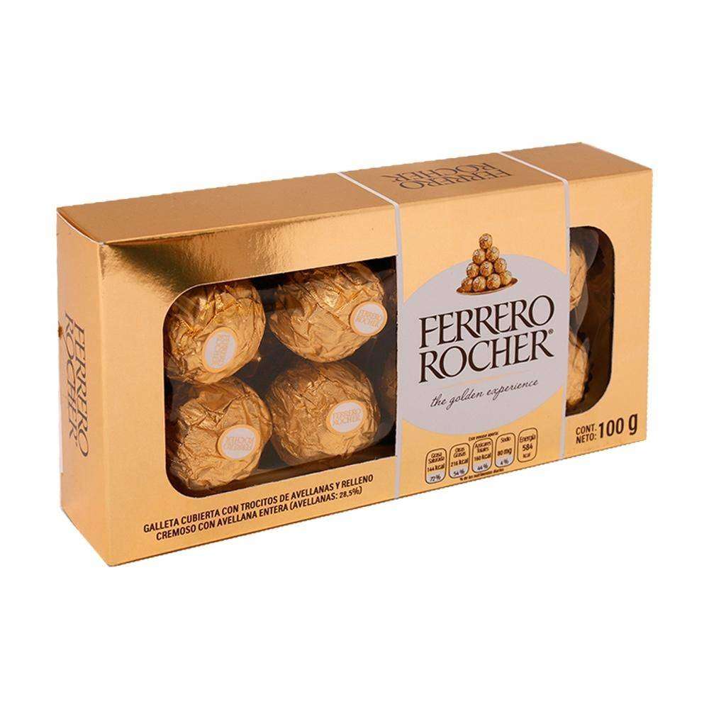 Bombones Ferrero Rocher de 100 Grs