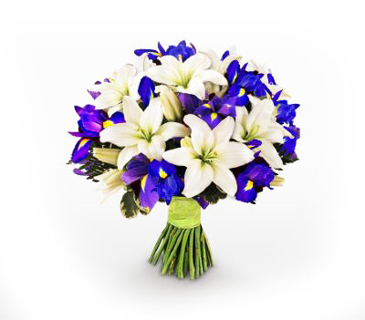 Bouquet de Lisianthus  y Lilium