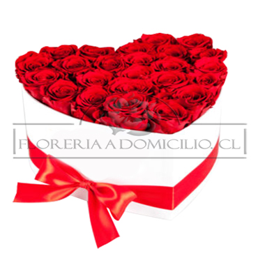 30 Rosas en Caja Corazn