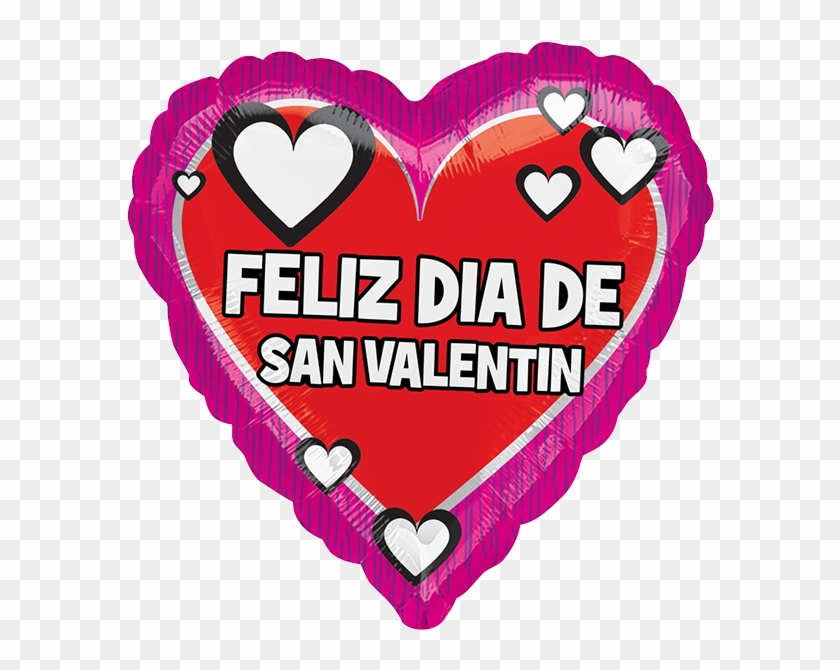 Globo Con Aire Feliz San Valentin