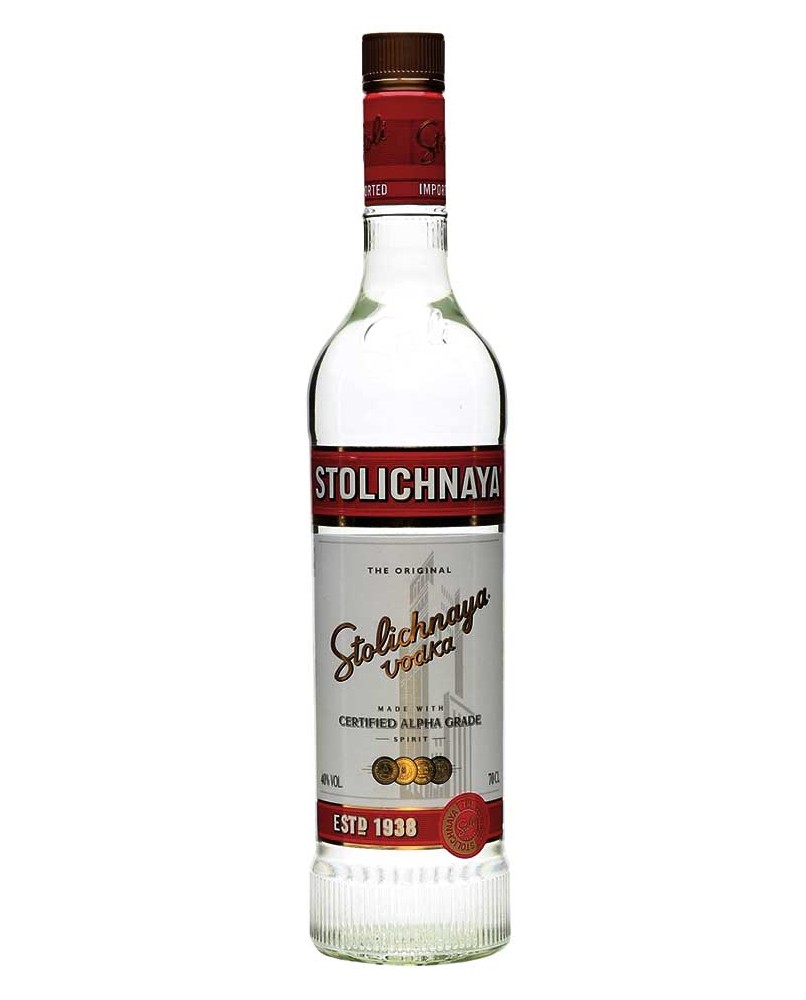 Vodka Premium Botella Stolichnaya 750cc